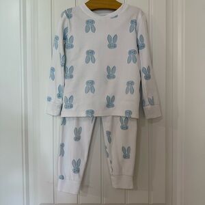 Sammy + Nat Blue Bunny Pajama Set